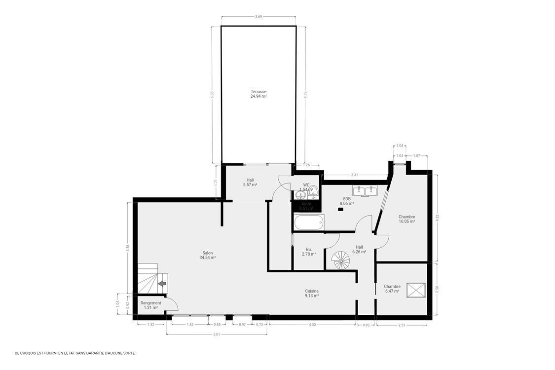 Appartement à Haltinne (2 chambres)