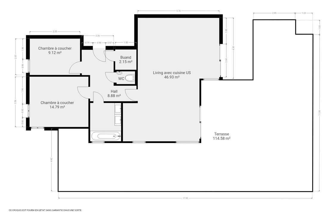 Appartement à PROFONDEVILLE (2 chambres)