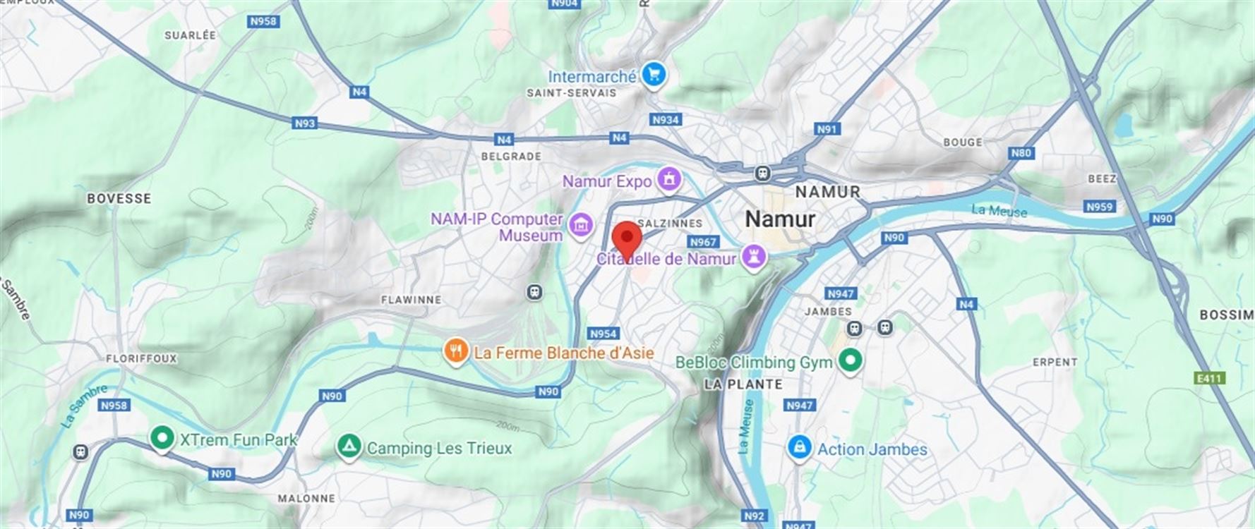 Appartement à NAMUR (2 chambres)