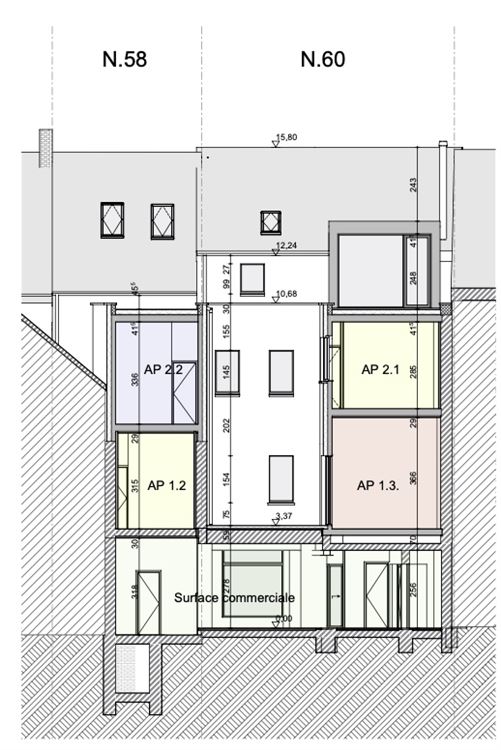 Immeuble de rapport à NAMUR (9 chambres)