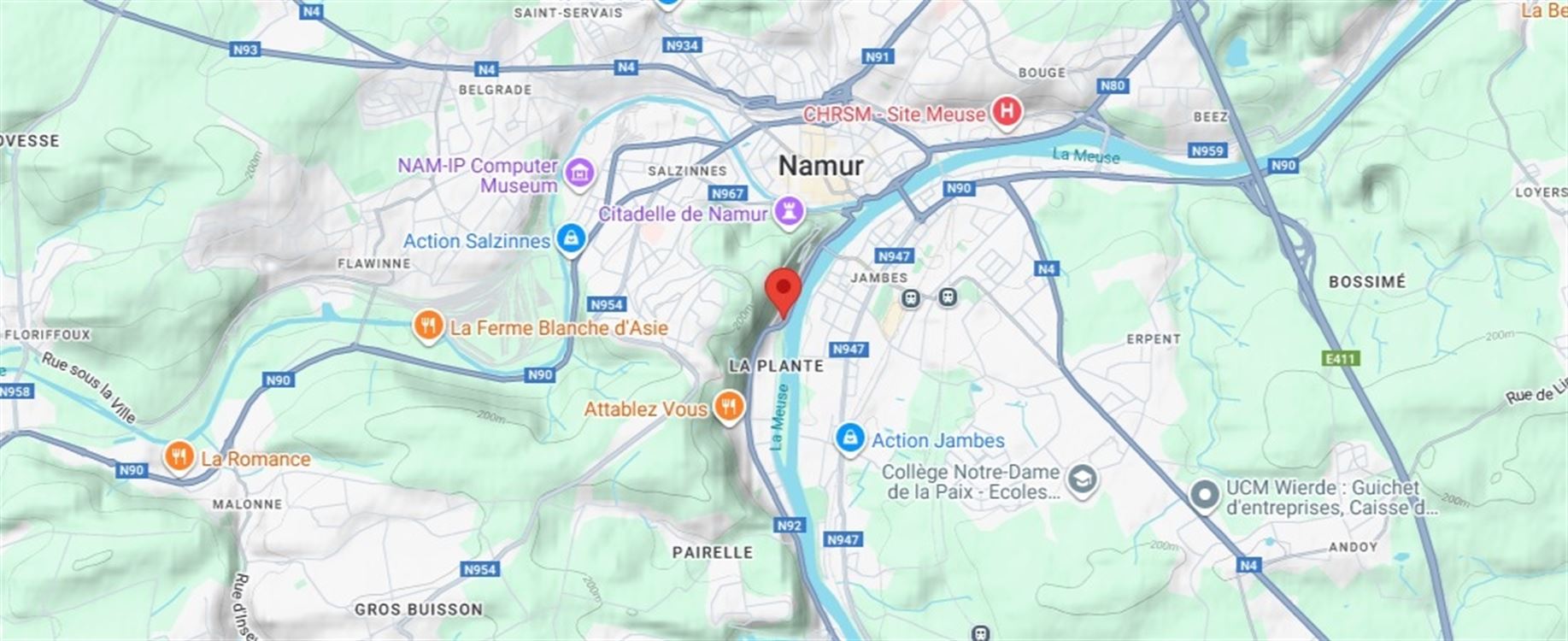 Appartement à Namur (1 chambre)