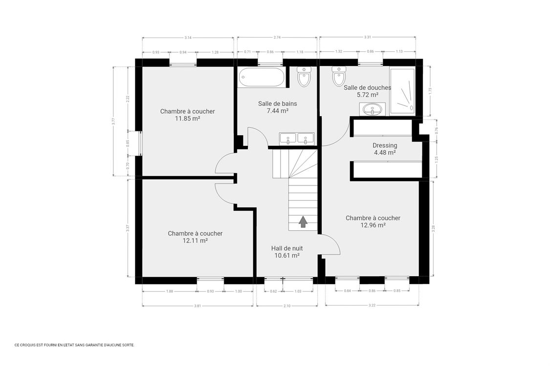 Villa/maison/ferme à ERPENT (3 chambres)