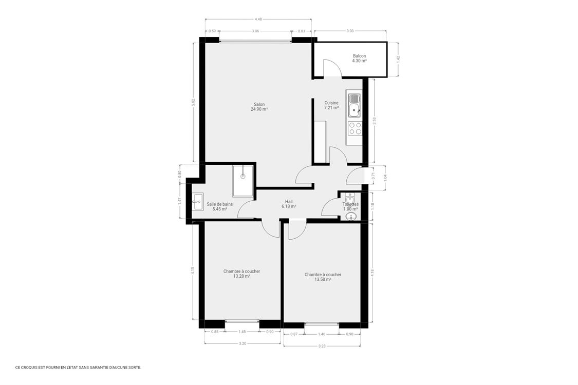 Appartement à WÉPION (2 chambres)