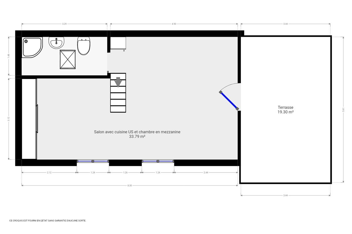 Studio à DAVE (0 chambre)