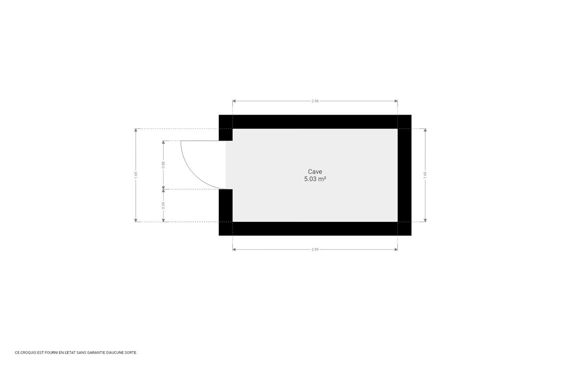Studio à Saint-Servais (1 chambre)