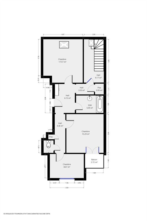 Appartement à JAMBES (3 chambres)