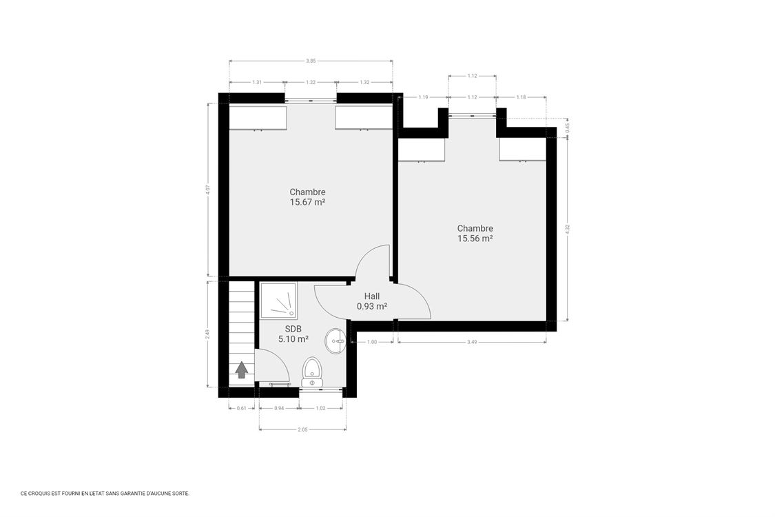 Villa/maison/ferme à PROFONDEVILLE (2 chambres)