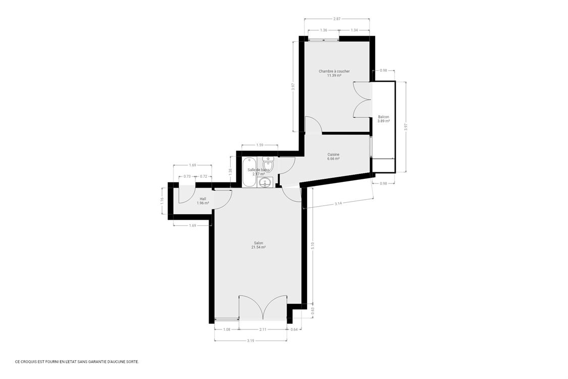 Appartement à Profondeville (1 chambre)