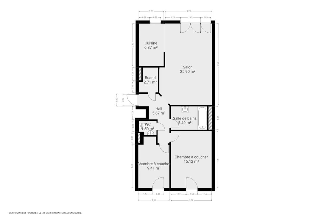 Appartement à JAMBES (2 chambres)