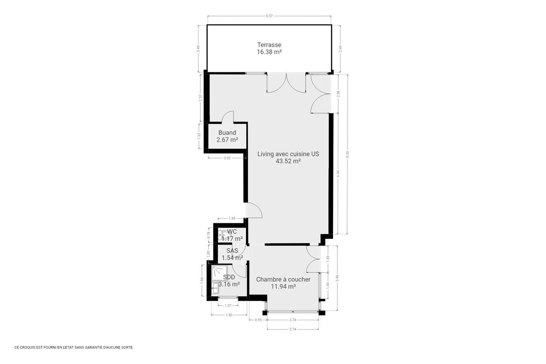 Appartement à JAMBES (1 chambre)
