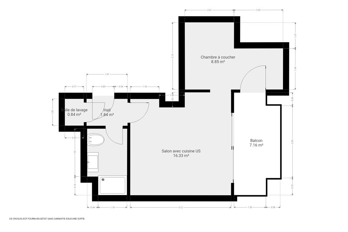 Appartement à Jambes (0 chambre)