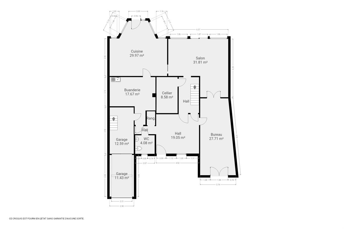 Villa/maison/ferme à FURNAUX (3 chambres)