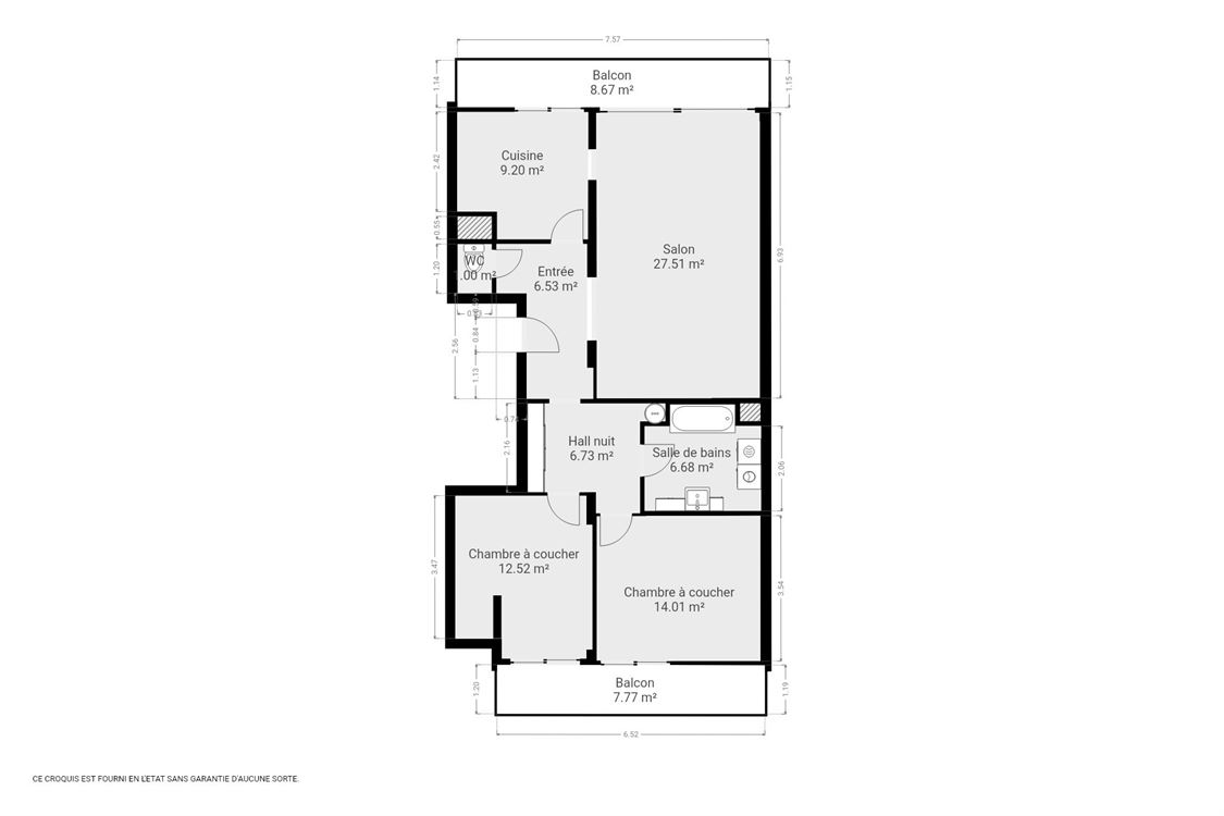 Appartement à JAMBES (2 chambres)