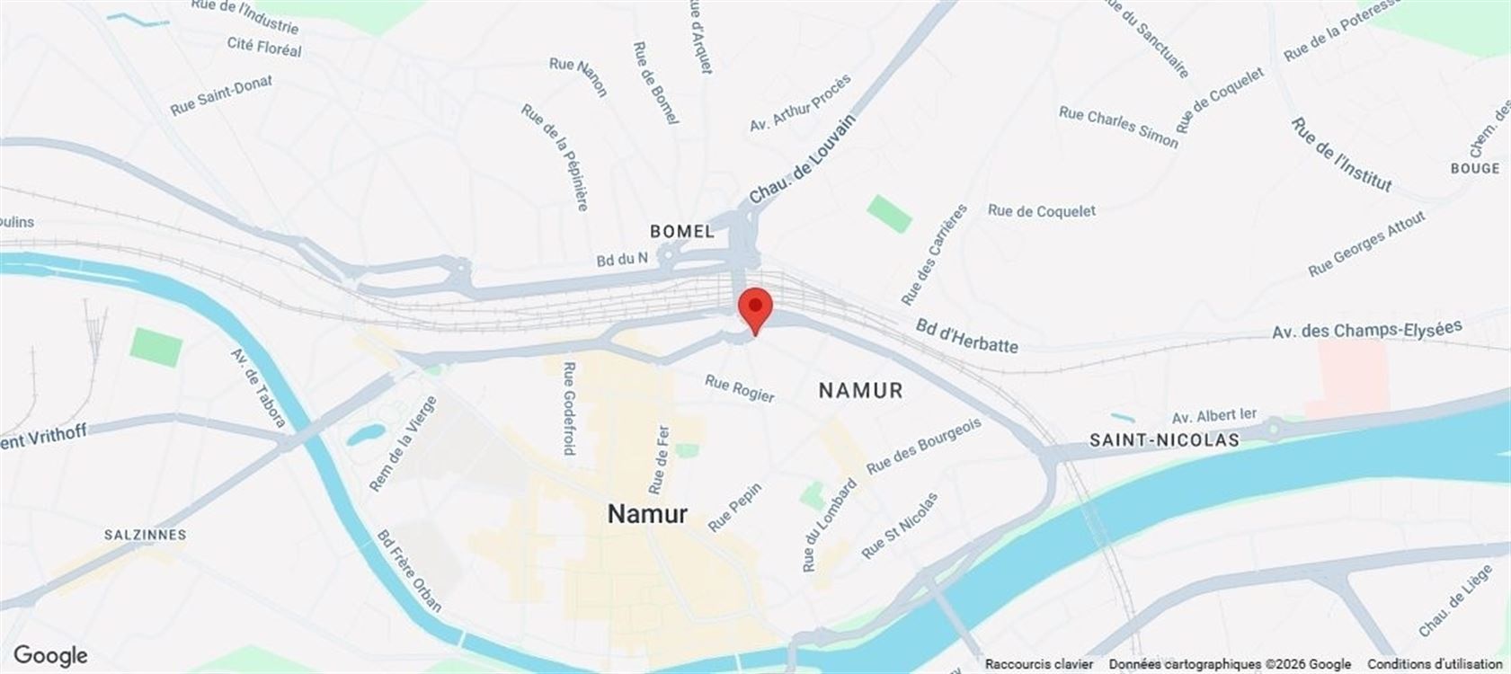 Appartement à NAMUR (2 chambres)