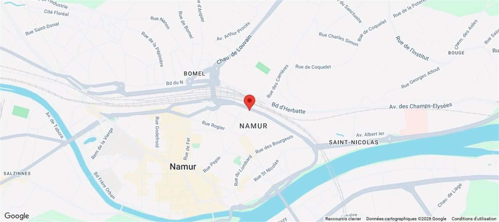Appartement à NAMUR (3 chambres)