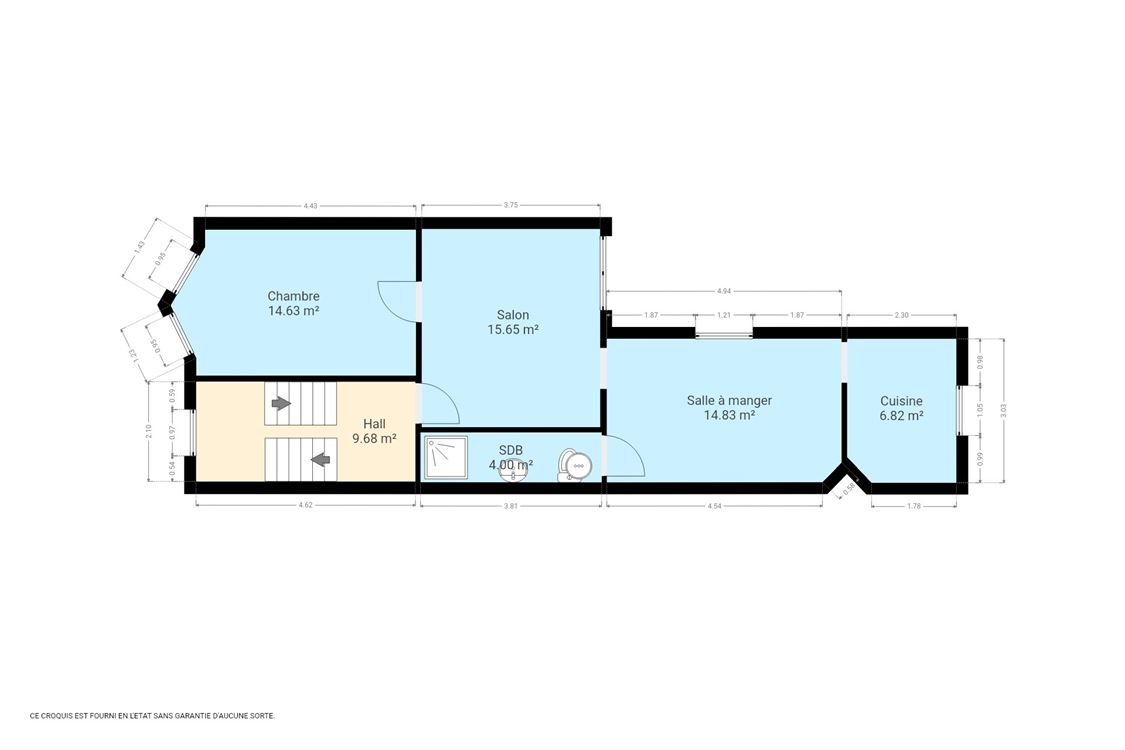 Immeuble de rapport à SAINT-SERVAIS (3 chambres)