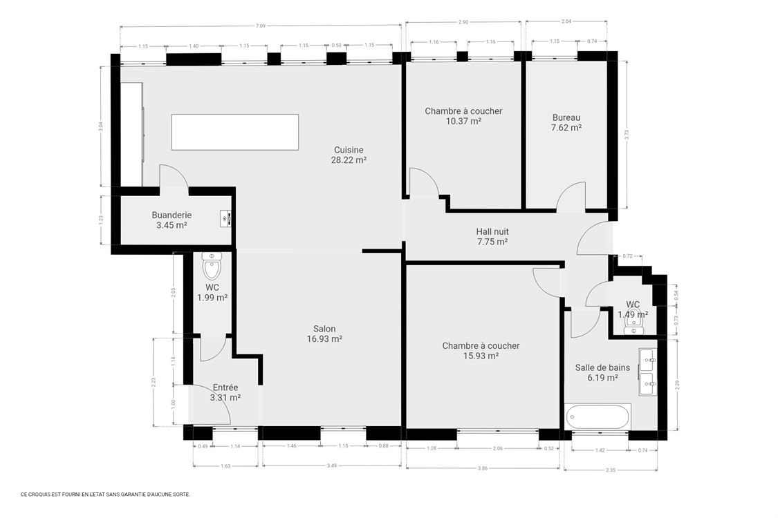 Appartement à NAMUR (3 chambres)