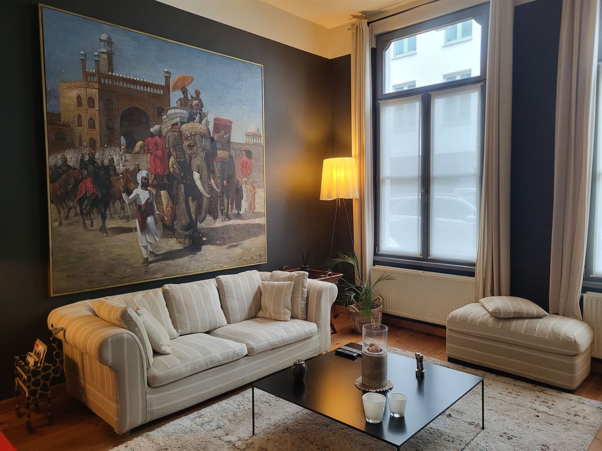 Gemeubeld glvlapp met 1 slk + stadstuin
