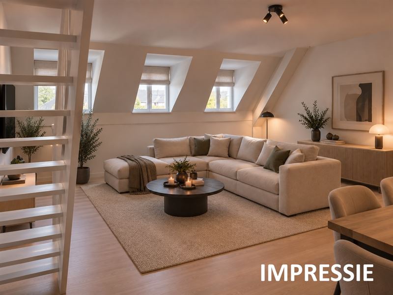 Dakappartement met zeer ruim terras