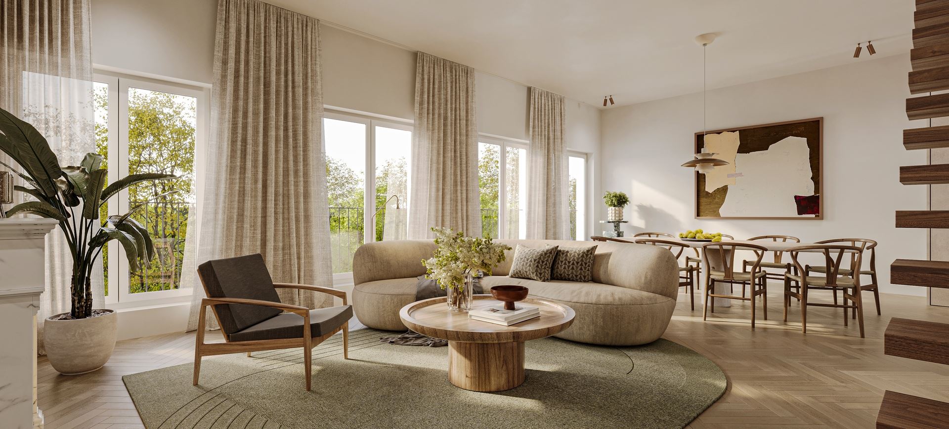 Schitterende duplex penthouse met 3 slaapkamers en zonneterras