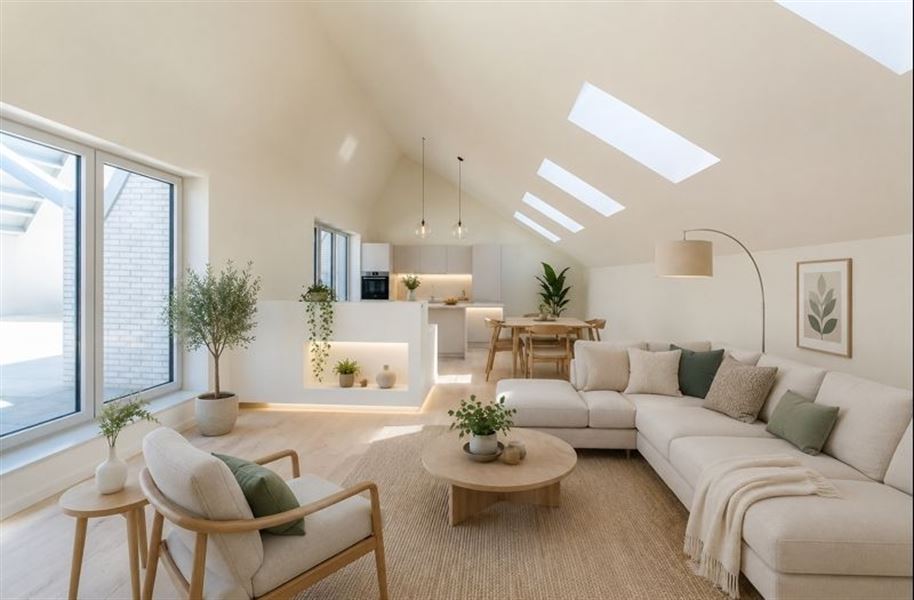 Nieuwbouw penthouse met uitzonderlijk terras en uitzicht