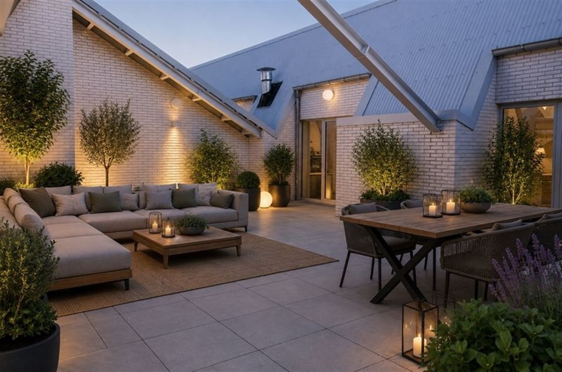 Nieuwbouw penthouse met uitzonderlijk terras en uitzicht