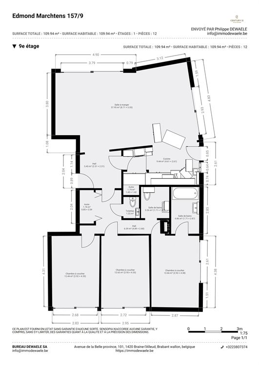 Image 12 : apartment IN 1080 MOLENBEEK-SAINT-JEAN (Belgium) - Price 275.000 &euro;