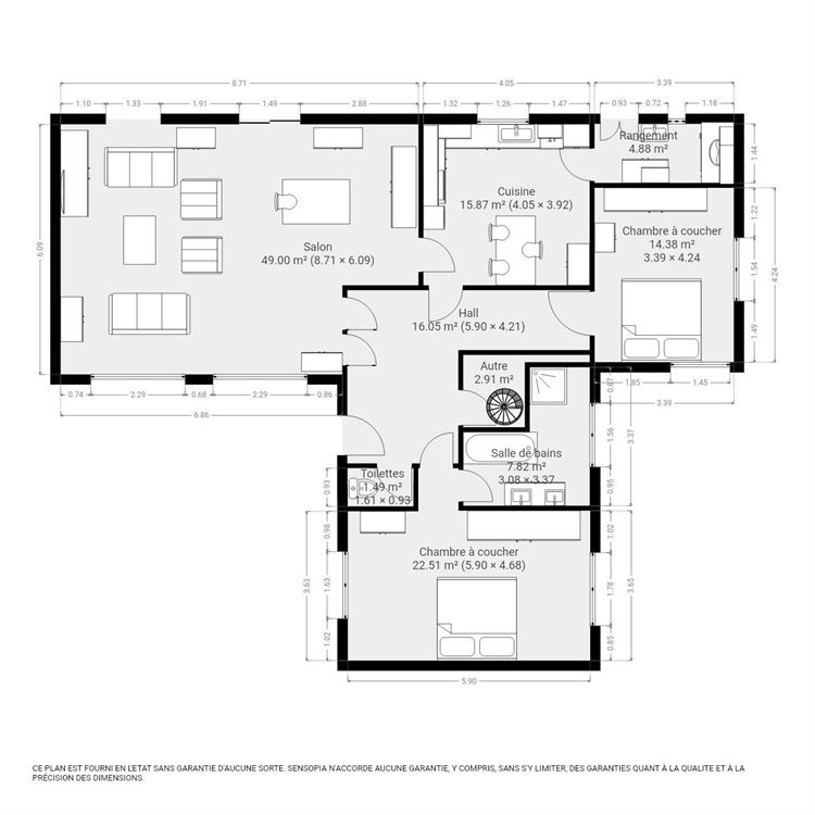 Foto 12 : Villa te 1420 BRAINE-L'ALLEUD (België) - Prijs &euro; 495.000