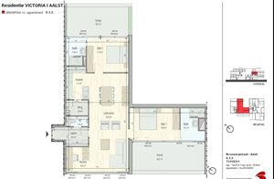 Residentie Victoria maakt deel uit van het nieuwbouwproject CLAVIS: 2 appartementsgebouwen en 4 woningen binnen de stadsring (Weverijstraat - Brouweri...